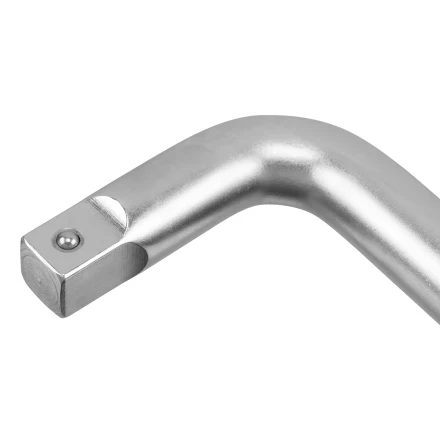 Вороток Г-образный, 300*100 мм, квадрат 3/4&quot;, CrV, матовый хром Denzel 14068 купить в Нефтеюганске