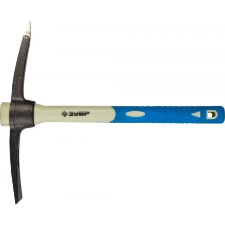 Кирка ЗУБР кованая, с обратной двухкомпонентной фиберглассовой рукояткой, 600г 20175-06 купить в Нефтеюганске