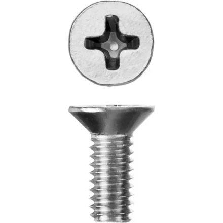 Винт ЗУБР &quot;МАСТЕР&quot; DIN 965, класс прочности 4.8, оцинкованный, M4x10мм, 5кг 303110-04-010 купить в Нефтеюганске