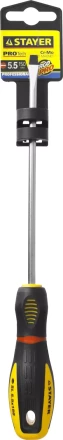 Отвертка STAYER &quot;PROFI&quot; &quot;PROTech&quot;, двухкомп рукоятка, намагниченная, Cr-Mo, SL5,5x150мм 25131-05-15_z02 купить в Нефтеюганске