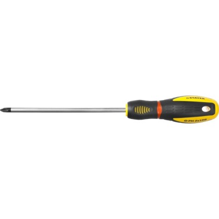 Отвертка STAYER &quot;PROFI&quot; &quot;PROTech&quot;, двухкомп рукоятка, намагниченная, Cr-Mo, PH2x150мм 25132-2-15_z02 купить в Нефтеюганске