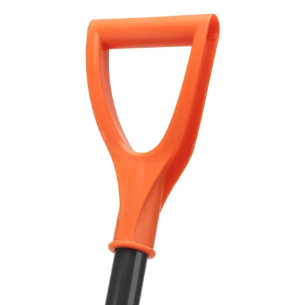 Лопата для уборки снега поликарбонат Сибртех, 465х410х1390 мм, стальной черенок, усиленная 61655 купить в Нефтеюганске