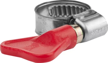 Хомуты ЗУБР &quot;ЭКСПЕРТ&quot; &quot;Бабочка&quot;, нерж. сталь, накатная лента 9 мм, 12-20 мм, 2 шт 37835-12-20 купить в Нефтеюганске