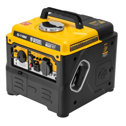 Генератор инверторный DENZEL GS-1100iF 94706, 1,1 кВт, 230 В, ручной старт купить в Нефтеюганске