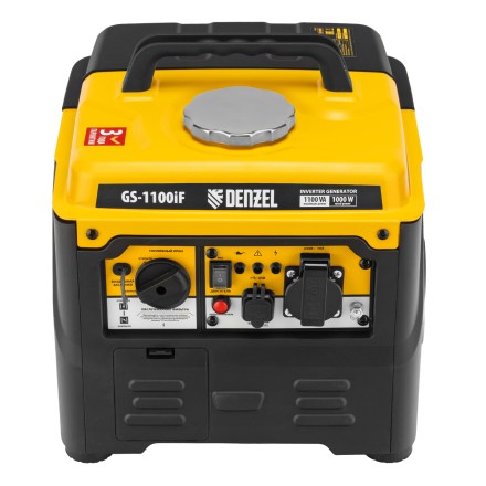 Генератор инверторный DENZEL GS-1100iF 94706, 1,1 кВт, 230 В, ручной старт купить в Нефтеюганске