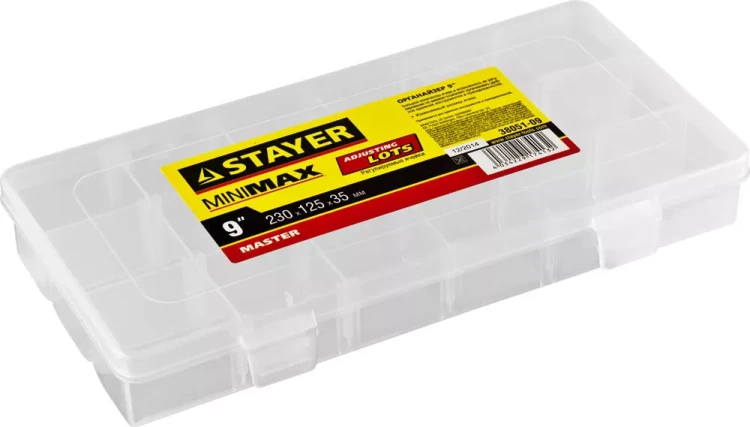 Органайзер "MINIMAX" пластиковый, 9", STAYER 38051-09 купить в Нефтеюганске