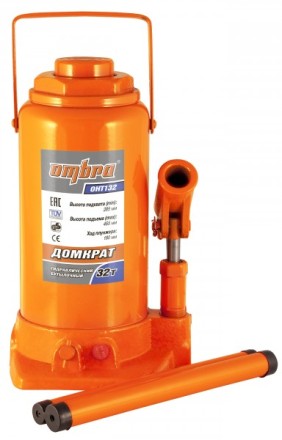 Домкрат бутылочный 32т подъем 285-465 мм OHT132 Ombra купить в Нефтеюганске
