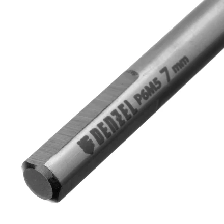 Сверло спиральное по металлу Denzel 7,0 x 109мм, Р6М5, Golden Tip, многогранная заточка 718280 купить в Нефтеюганске