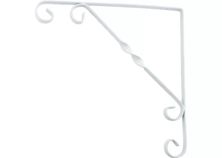 Кронштейн декоративный 250х250 мм белый СИБРТЕХ 94052 купить в Нефтеюганске