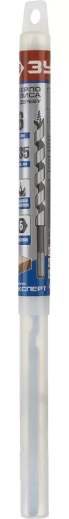 ЗУБР. Сверло по дереву, спираль Левиса, HEX хвостовик, 6х235мм 2948-235-06_z01 купить в Нефтеюганске