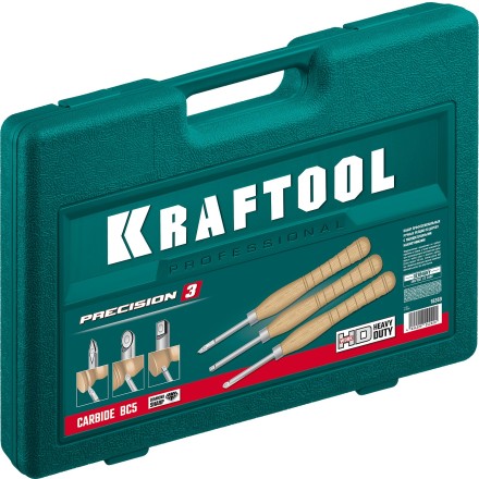 Набор профессиональных ручных резцов по дереву KRAFTOOL 18369 купить в Нефтеюганске