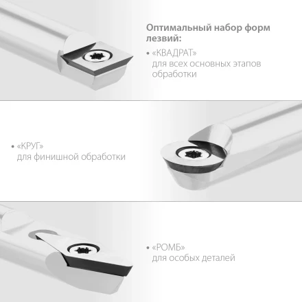 Набор профессиональных ручных резцов по дереву KRAFTOOL 18369 купить в Нефтеюганске