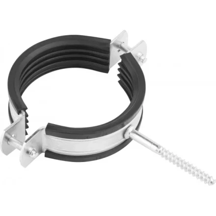 ЗУБР. Хомут трубный оцинкованный, с шурупом, 2 1/2&quot;, 100шт 37854-73-82-100 купить в Нефтеюганске