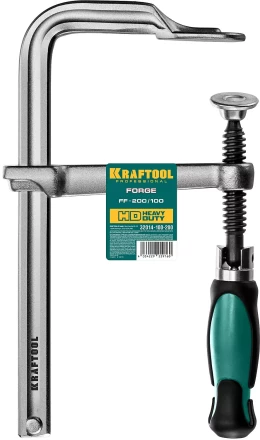 Струбцина KRAFTOOL FORGE тип F,цельнокованая 32014-100-200 купить в Нефтеюганске