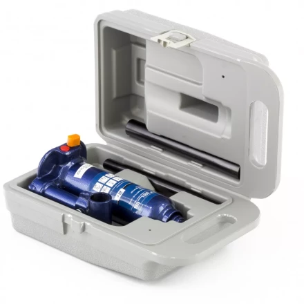 Домкрат гидравлический бутылочный 2 т h подъема 178-338 мм в пластиковом кейсе Stels 51172 купить в Нефтеюганске