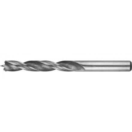 Сверло по дереву, двухленточное, спиральное, KRAFTOOL 29400-110-07, d=7x110мм 29400-110-07 купить в Нефтеюганске