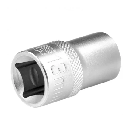 Головка торцевая 13 мм двенадцатигранная CrV под квадрат 1/2 хромированная Stels 13657 купить в Нефтеюганске