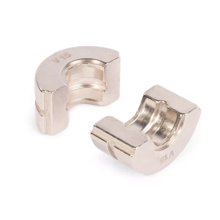 Набор матриц КВТ V (15–28 мм) для опрессовки фитингов из меди и нержавеющей стали (89623) купить в Нефтеюганске