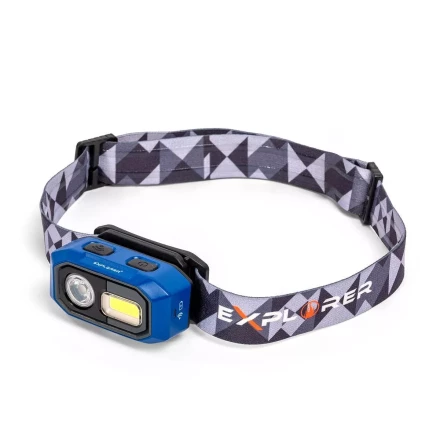 Фонарик налобный светодиодный со встроенным аккумулятором КВТ HL-6567 (88899) купить в Нефтеюганске