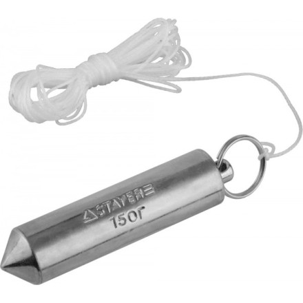 Отвес STAYER &quot;MASTER&quot; строительный со шнуром, 150г 0635-15_z01 купить в Нефтеюганске
