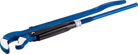 Ключ трубный рычажный ЗУБР &quot;ПРОФЕССИОНАЛ&quot;, тип &quot;S&quot;, изогнутые губки для труднодоступных мест, цельнокованный, Сr-V,  № 3, 2&quot; 27336-3_z01 купить в Нефтеюганске