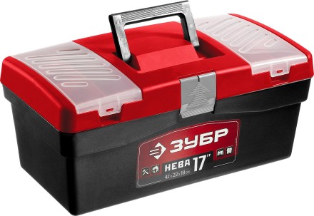 Ящик для инструмента &quot;НЕВА-17&quot; пластиковый, ЗУБР 38323-17 купить в Нефтеюганске