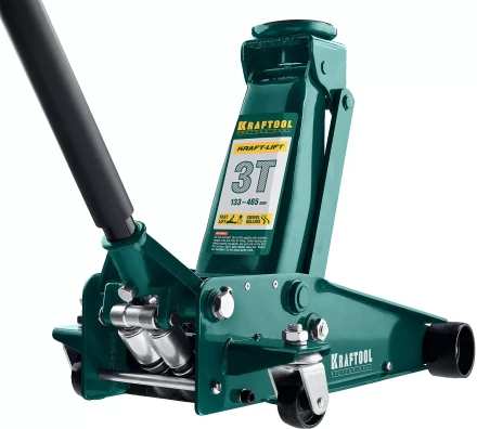Домкрат гидравлический подкатной &quot;Kraft-Lift&quot;, 3т, 133-465 мм, KRAFTOOL 43450-3 43450-3 купить в Нефтеюганске