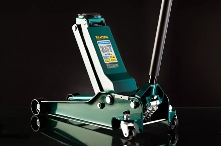 Домкрат гидравлический подкатной &quot;Kraft-Lift&quot;, 3т, 133-465 мм, KRAFTOOL 43450-3 43450-3 купить в Нефтеюганске