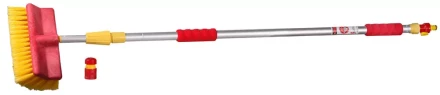 Щетка GRINDA моющая на телескопическом удлинителе в комплекте с соединителем 8-428486_z01 купить в Нефтеюганске