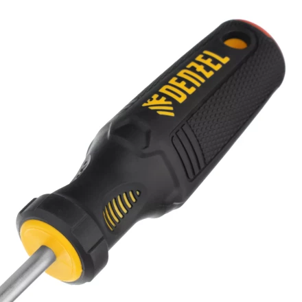 Отвертка PH2х200 мм, CrV, трехкомпонентная рукоятка Denzel 12182 купить в Нефтеюганске
