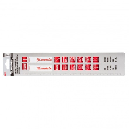 Полотна универсальные для сабельной пилы S1222VF   275/1,8-2,5мм Bimetal 2штуки  PRO Matrix 782003 купить в Нефтеюганске