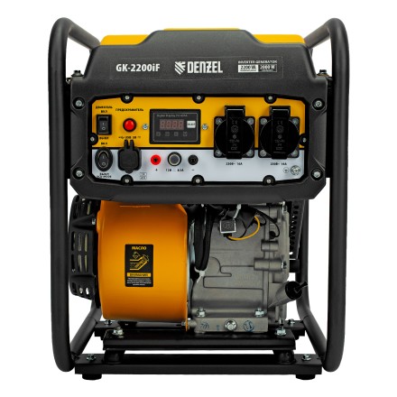 Генератор инверторный DENZEL GK-2200iF, 2,2 кВт, 230 В, ручной старт купить в Нефтеюганске