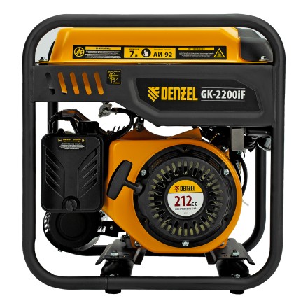 Генератор инверторный DENZEL GK-2200iF, 2,2 кВт, 230 В, ручной старт купить в Нефтеюганске