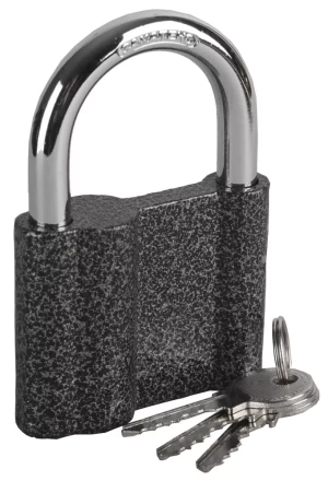 Замок ЗУБР навесной, металлический корпус, закаленная дужка, 70мм 3712-70 купить в Нефтеюганске