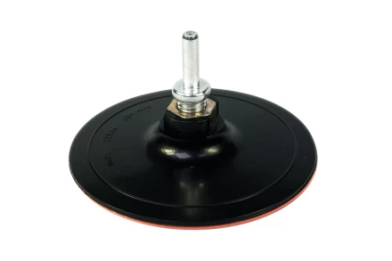 Тарелка опорная Ф125 мм М14 для УШМ липучая основа жесткая + адаптер Энкор 51542 купить в Нефтеюганске