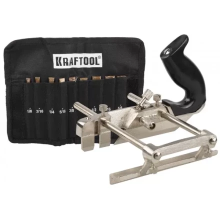 Рубанок KRAFTOOL &quot;EXPERT&quot; металлический для специальных работ, модель &quot;A52&quot;, 9 ножей в комплекте, 210мм 1-18541-H9_z01 купить в Нефтеюганске