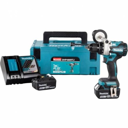 Аккумуляторная ударная дрель-шуруповерт Makita DHP486RTJ купить в Нефтеюганске