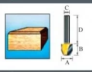 Фреза для прямого и наклонного фрезерования Makita D-10659 купить в Нефтеюганске