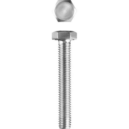 Болт ГОСТ 7798-70, M8 x 80 мм, 2 шт, кл. пр. 5.8, оцинкованный, ЗУБР 303086-08-080 купить в Нефтеюганске