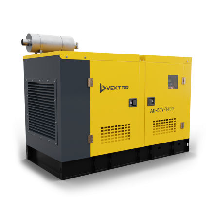 Дизельный генератор Vektor AD-50Y-T400 в шумозащитном кожухе купить в Нефтеюганске