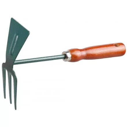 Мотыжка GRINDA, прямое лезвие, 3 зубца, из углеродистой стали с деревянной ручкой, 250 мм 8-421235_z01 купить в Нефтеюганске