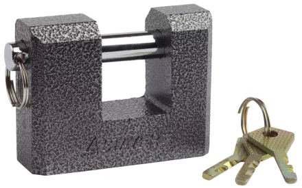 Замок STAYER &quot;MASTER&quot; навесной, П-образн.металлический корпус, с закаленной дужкой, в коробке, 80мм 37143-80 купить в Нефтеюганске