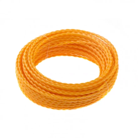 Леска для триммера овальная витая 2,4 мм х 15 м блистер Россия Denzel 96137 купить в Нефтеюганске