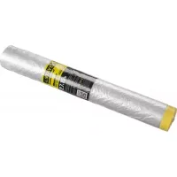 Пленка STAYER "PROFESSIONAL" защитная с клейкой лентой "МАСКЕР", HDPE, 9мкм, 2,7х15м 12255-270-15