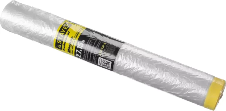 Пленка STAYER "PROFESSIONAL" защитная с клейкой лентой "МАСКЕР", HDPE, 9мкм, 2,7х15м 12255-270-15 купить в Нефтеюганске