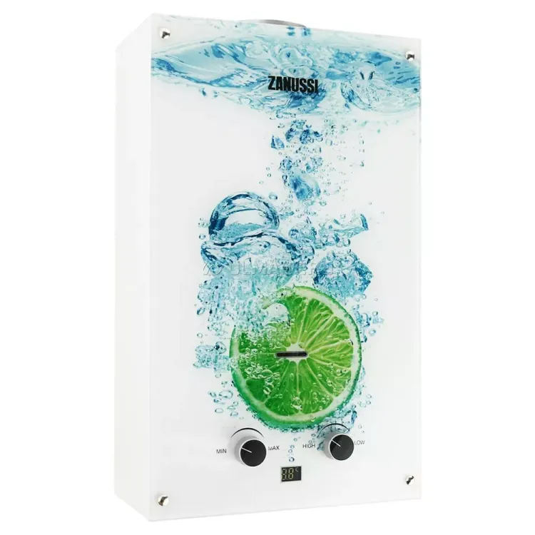Колонка газовая Zanussi GWH 10 Fonte Glass Lime купить в Нефтеюганске