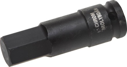 Торцовая головка KRAFTOOL &quot;INDUSTRIE QUALITAT&quot; ударная (1/2&quot;), HEX, Cr-Mo, фосфатированная, H19 27950-19_z01 купить в Нефтеюганске