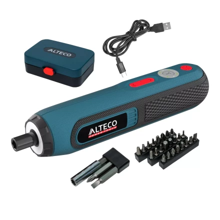 Аккумуляторная отвертка прямая ALTECO CSD 4V T 67507 купить в Нефтеюганске