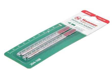 Пилки для лобзика HAMMER JG WD-PL T144D (2шт.) купить в Нефтеюганске