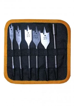 Набор сверл перовых  5 шт12-25х152мм+ 1удл.в сум1/1/40 19122 купить в Нефтеюганске